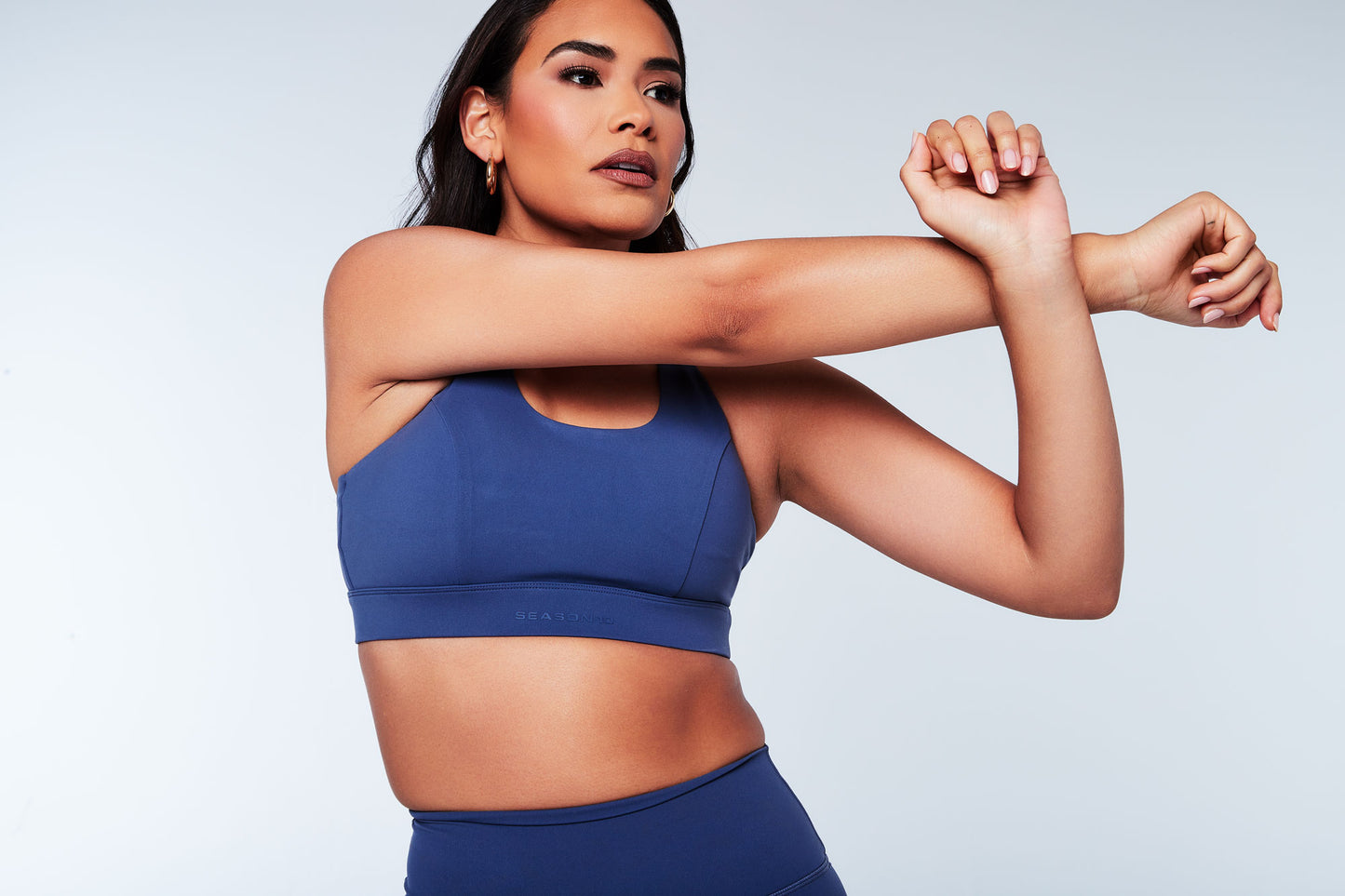 Seamless Sports Bra - Powder Blue