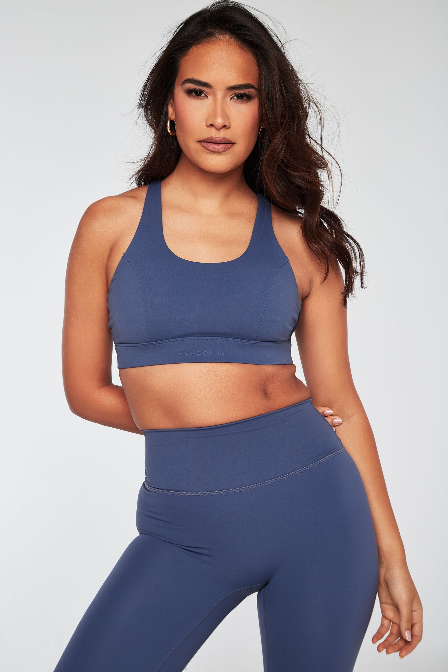 Seamless Sports Bra - Powder Blue