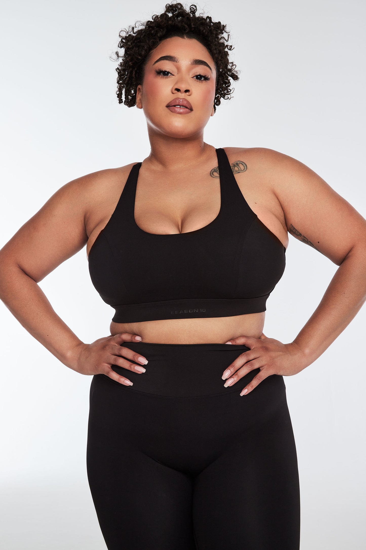 Seamless Sports Bra - Black
