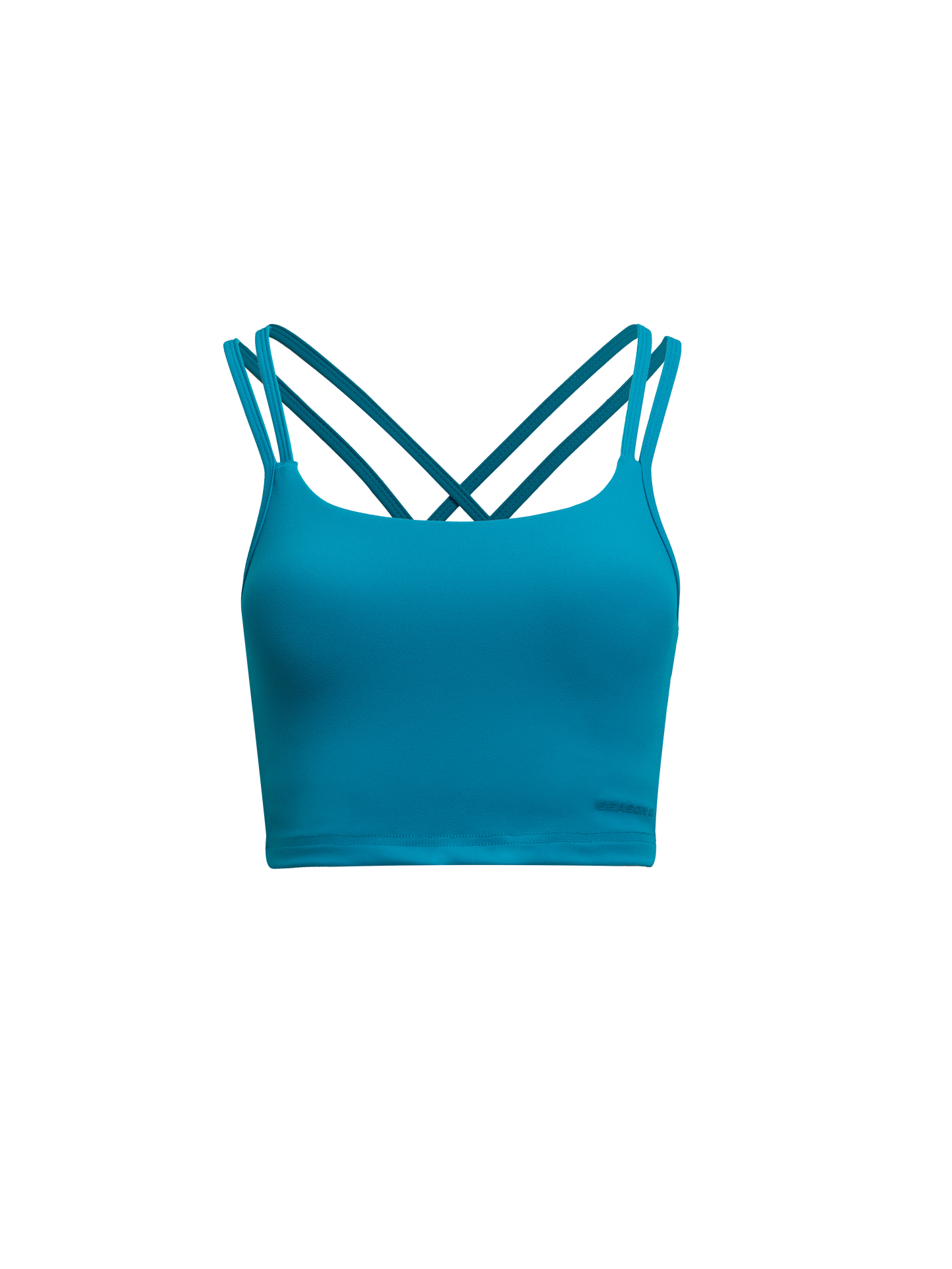 SZN Cropped Tank Top - Blue