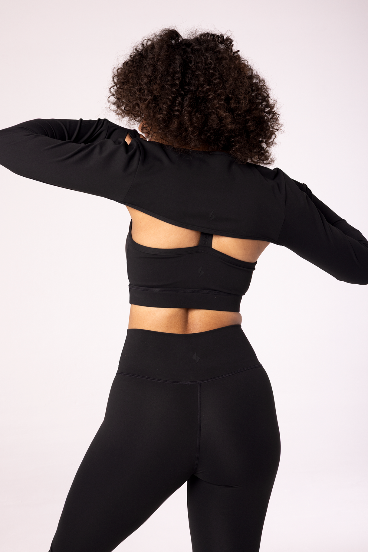 Cropped Shrug - Black