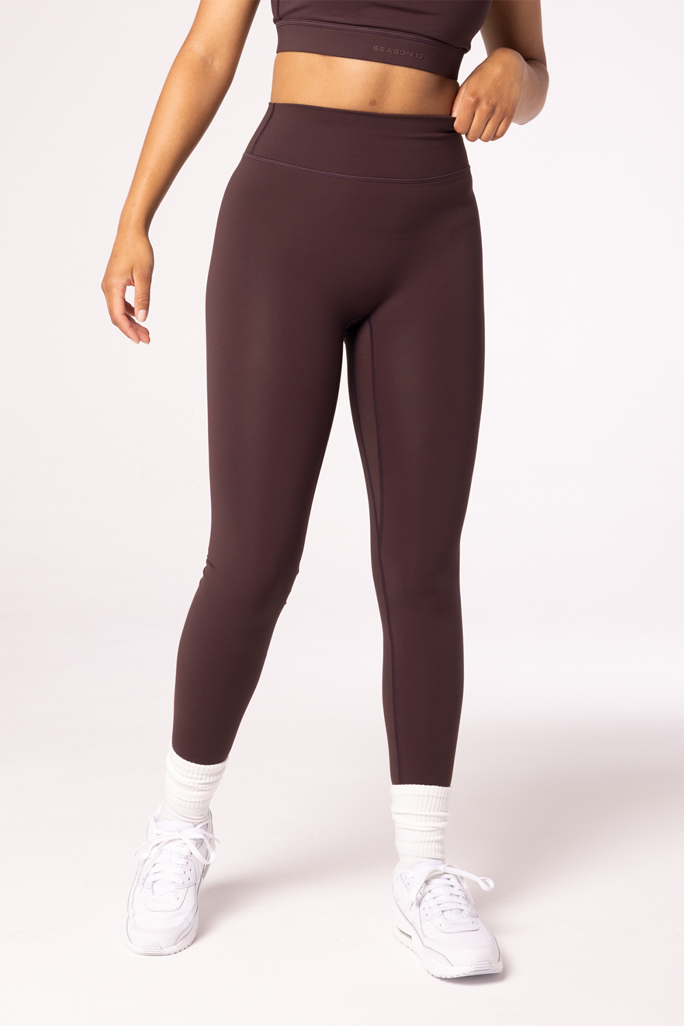 SZN Seamless High Rise Leggings - Brown