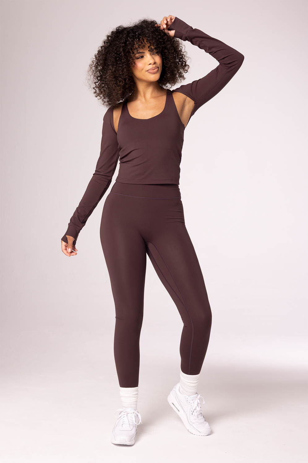 SZN Seamless High Rise Leggings - Brown