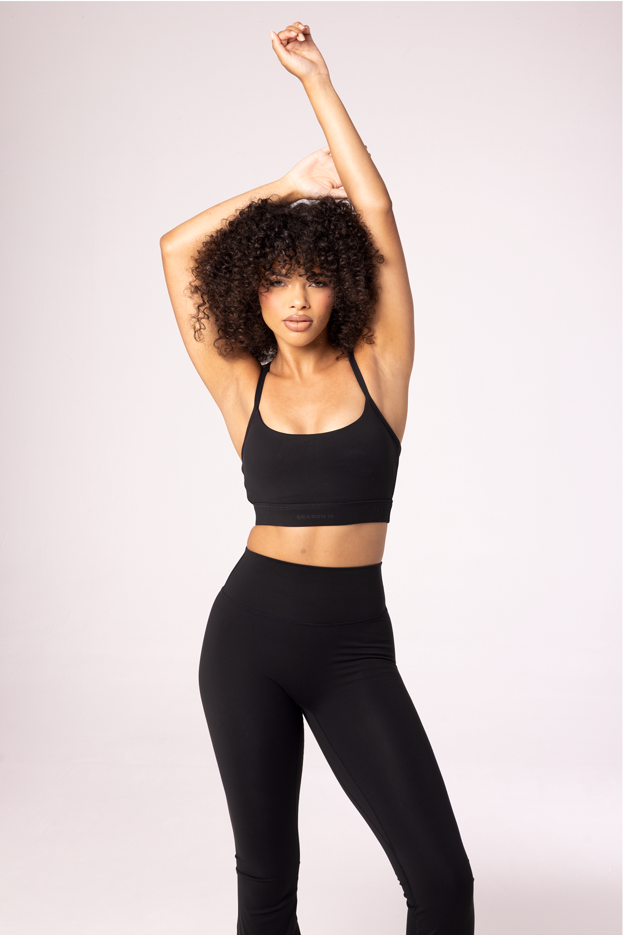 Racerback Sports Bra - Black