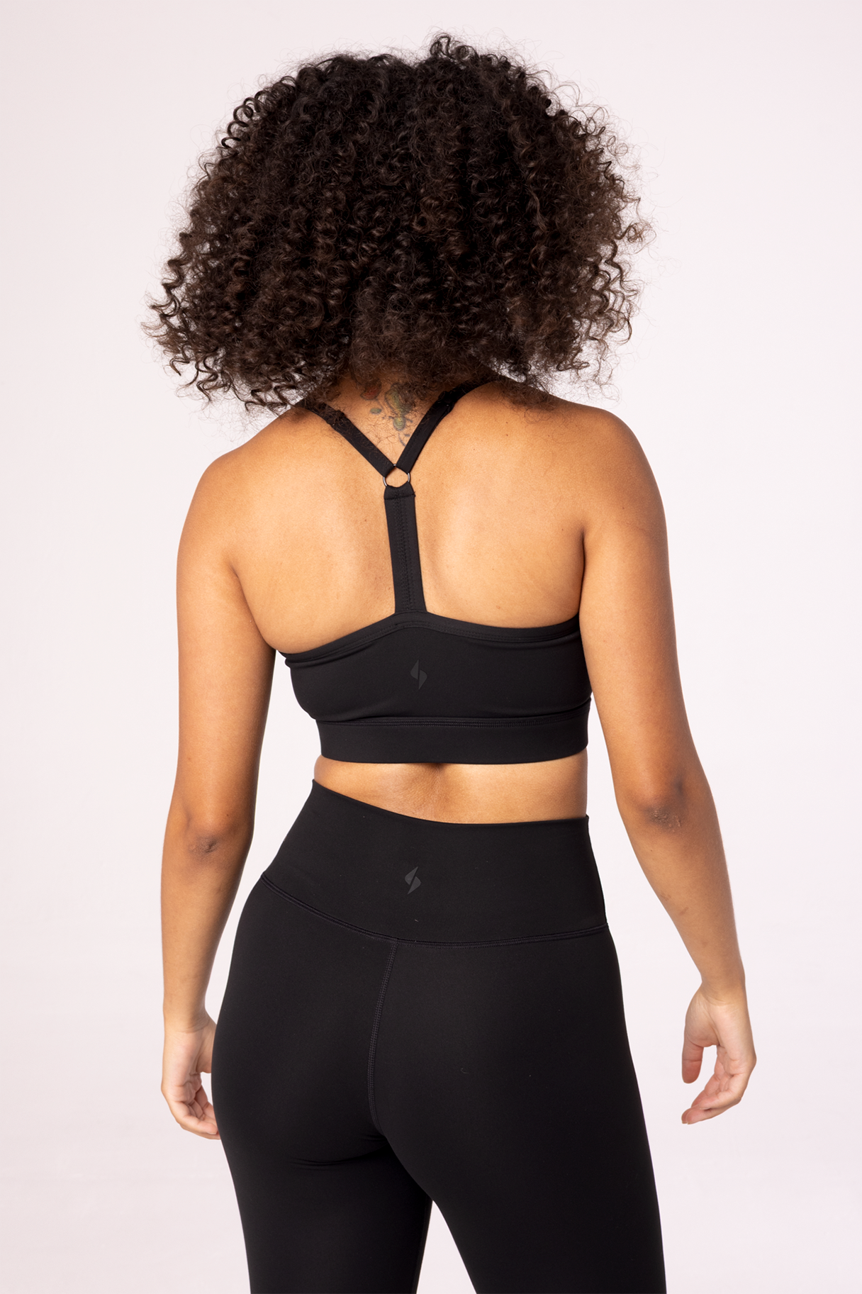 Racerback Sports Bra - Black