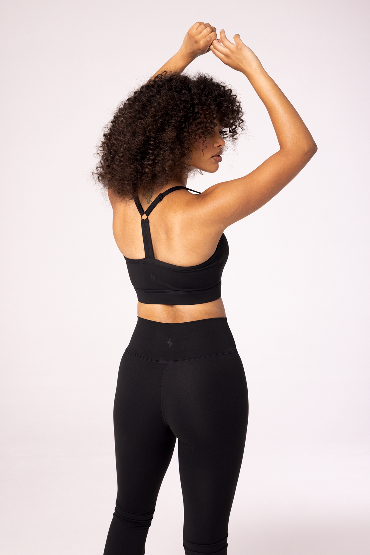 Racerback Sports Bra - Black
