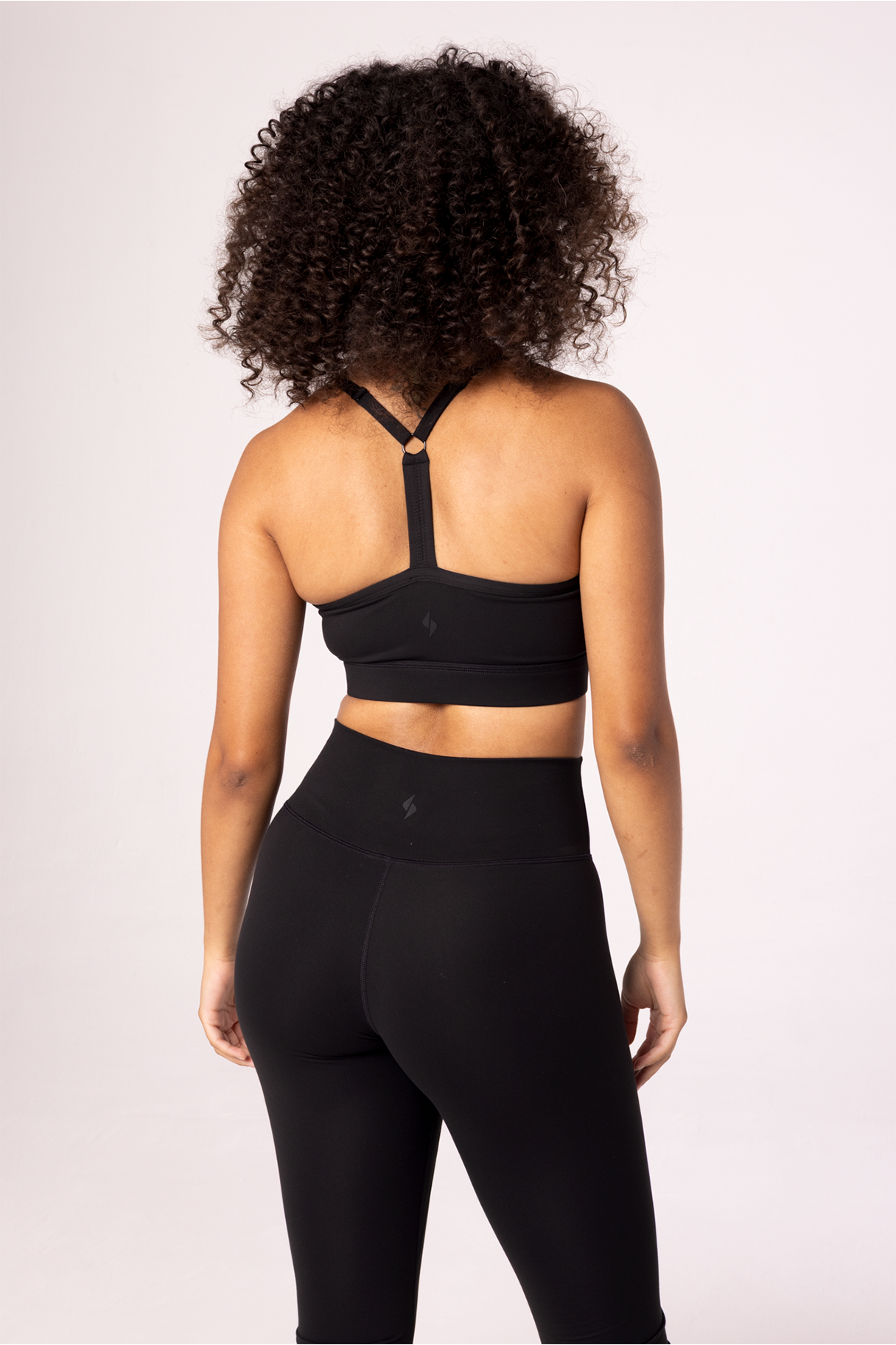 Racerback Sports Bra - Black