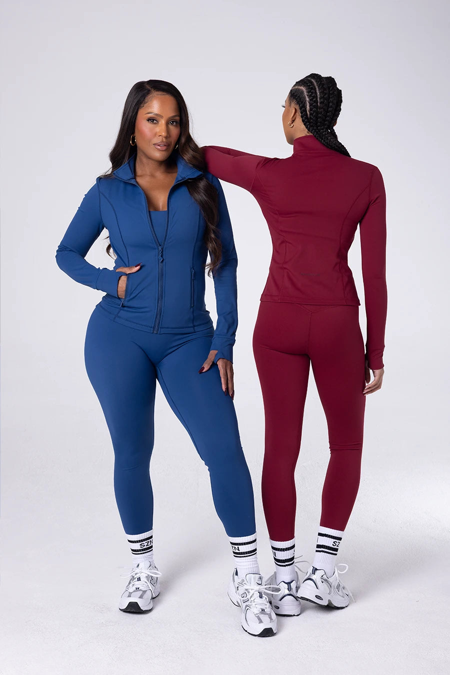 SZN Seamless High Rise Leggings - Merlot