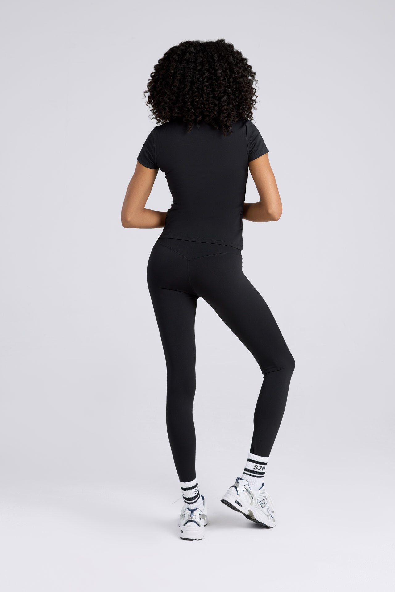 Plush Fitted Shirt - Black