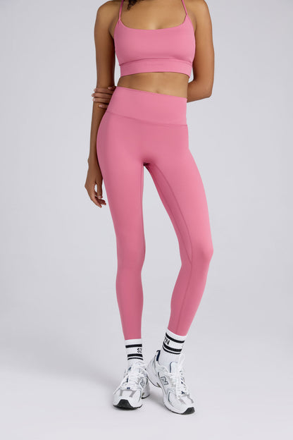 Plush High Rise Leggings - Soft Pink