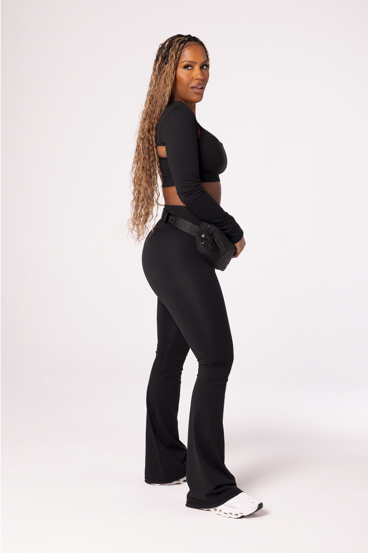 Tall Bootcut Seamless Leggings - Black