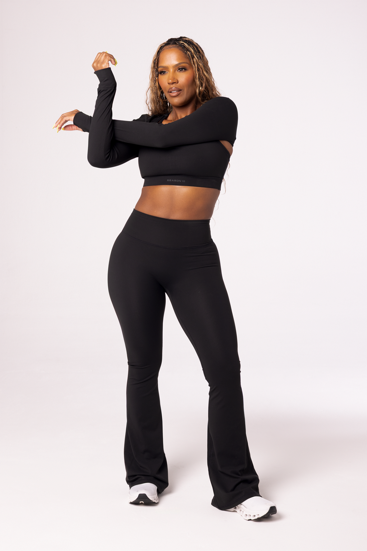 Tall Bootcut Seamless Leggings - Black