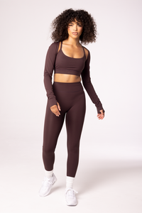 SZN Seamless High Rise Leggings - Brown