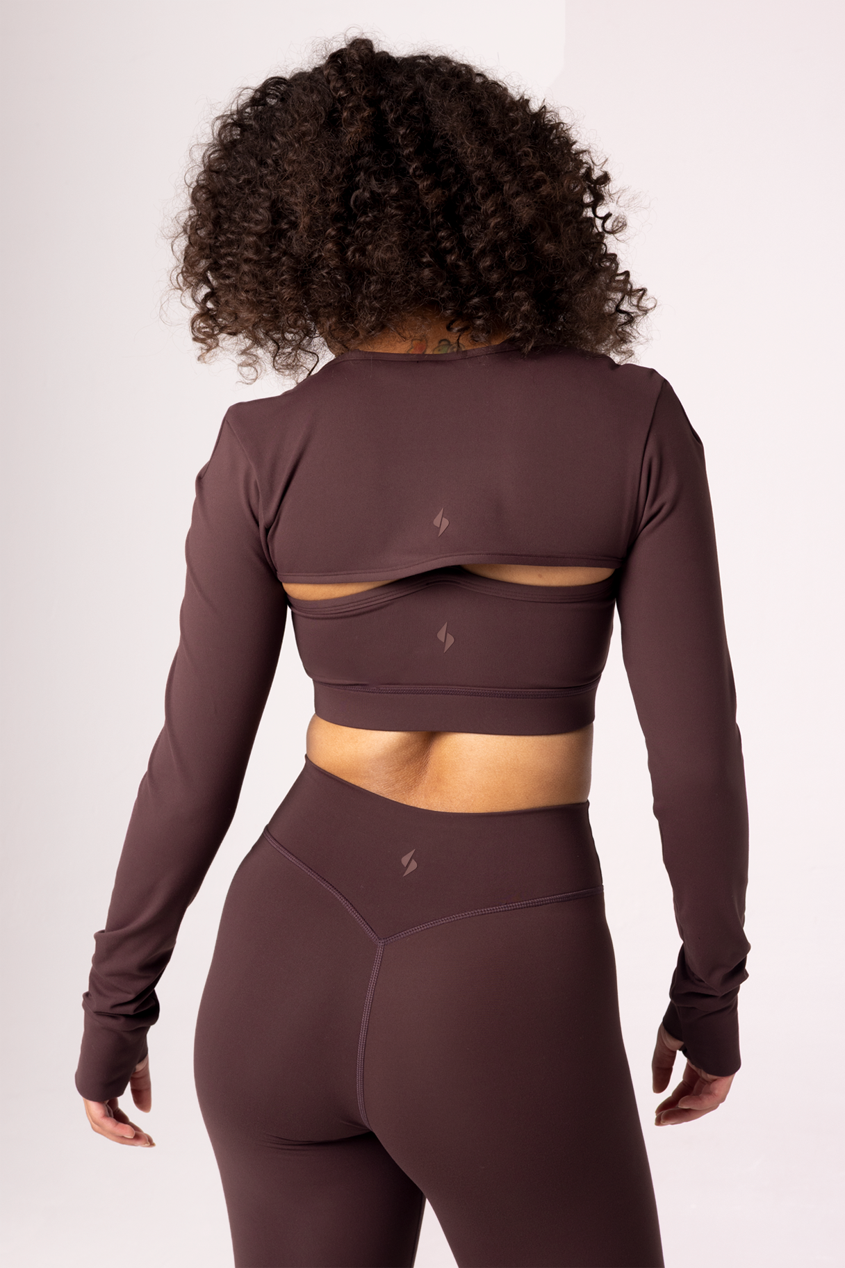 Cropped Shrug - Brown