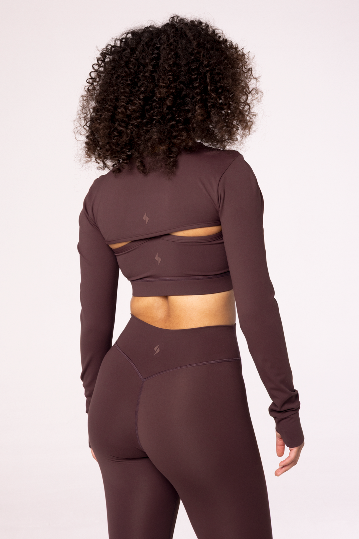 Cropped Shrug - Brown