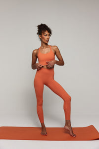 SZN Seamless High Rise Leggings - Orange