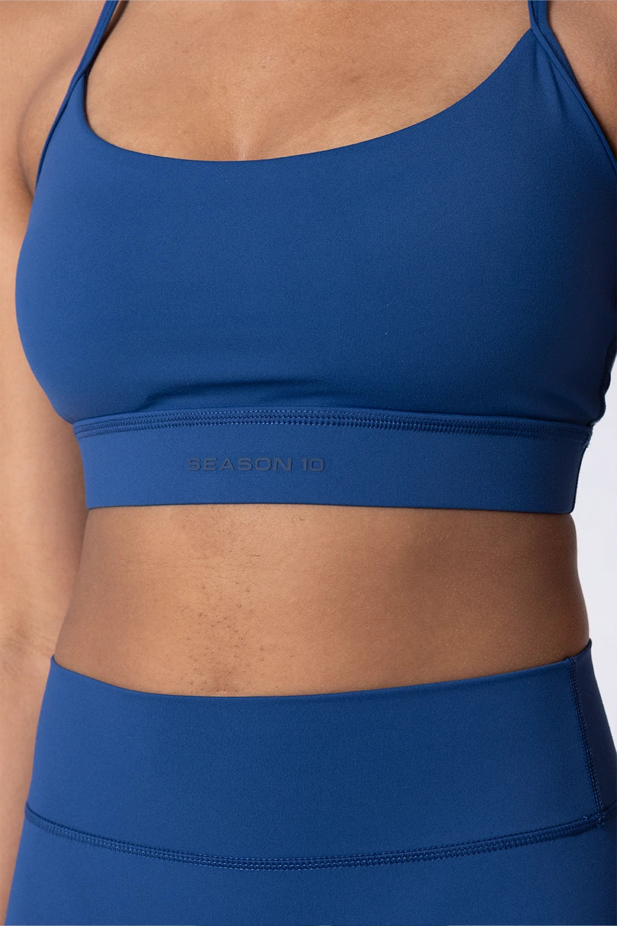 Racerback Sports Bra - Navy